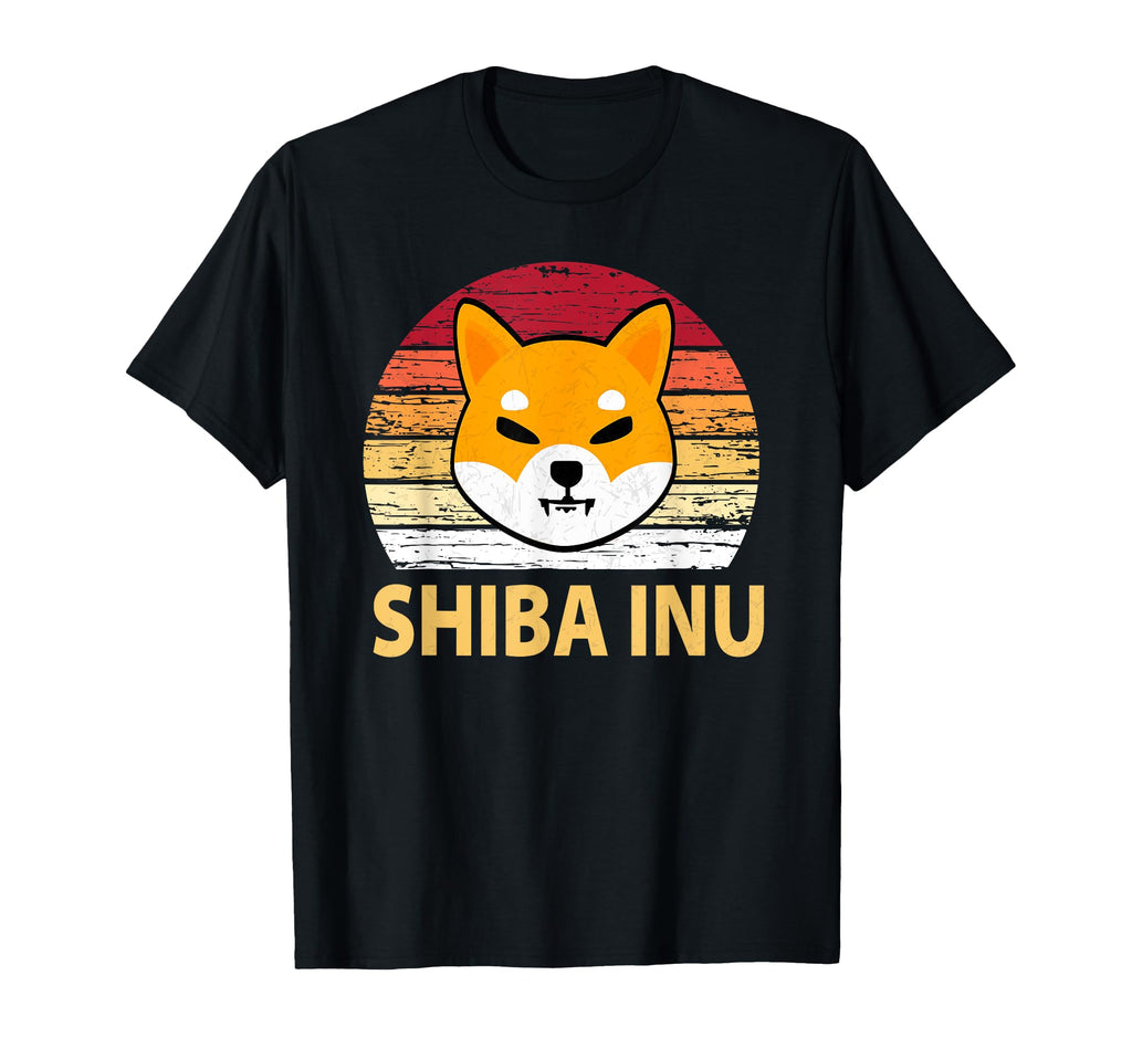Shib Shiba Coin Sunset Shiba Inu T-Shirt - Casual Everyday Wear Unisex - T-Shirt, Sweatshirt, Hoodie