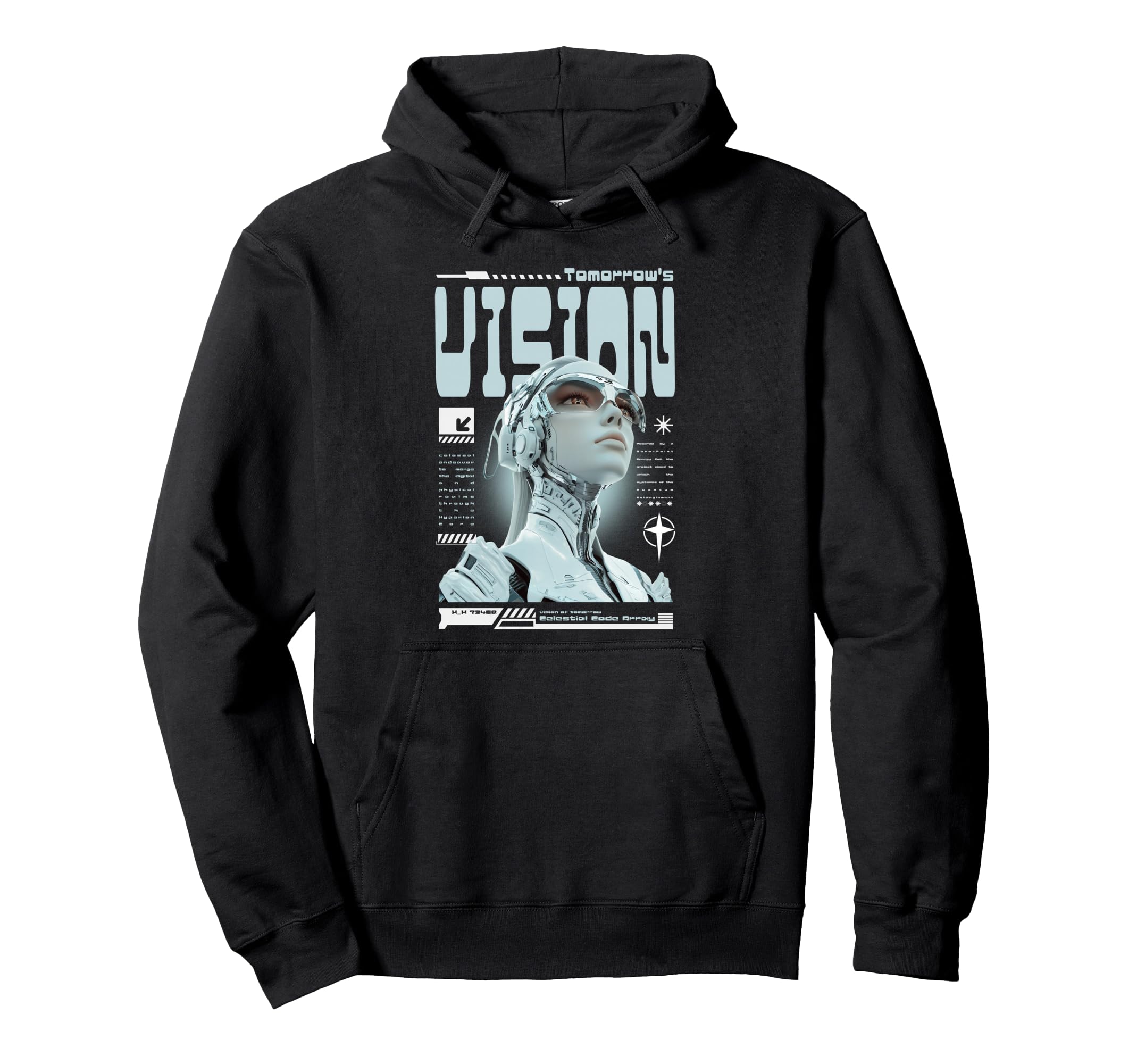 Y2K Future Bold Urban Graffiti Aesthetic Hoodie - Graphic Print Men Women - T-Shirt, Sweatshirt, Hoodie