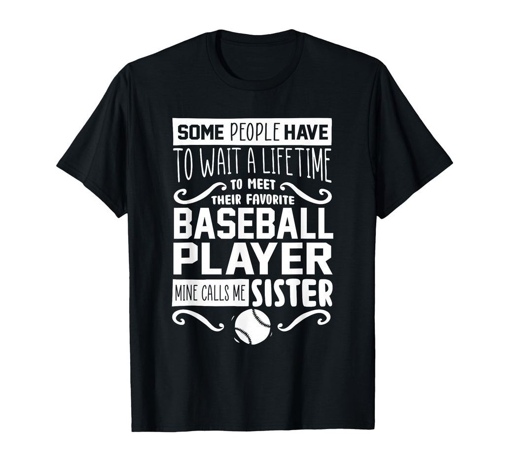 Baseball Player Sister Siblings Brother T-Shirt - Graphic Print for Adults - T-Shirt, Sweatshirt, Hoodie