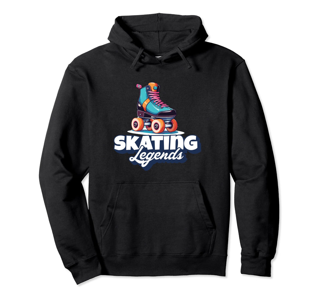 Roller Skate Skating Legend Roller Hoodie - Novelty Apparel for Adults - T-Shirt, Sweatshirt, Hoodie