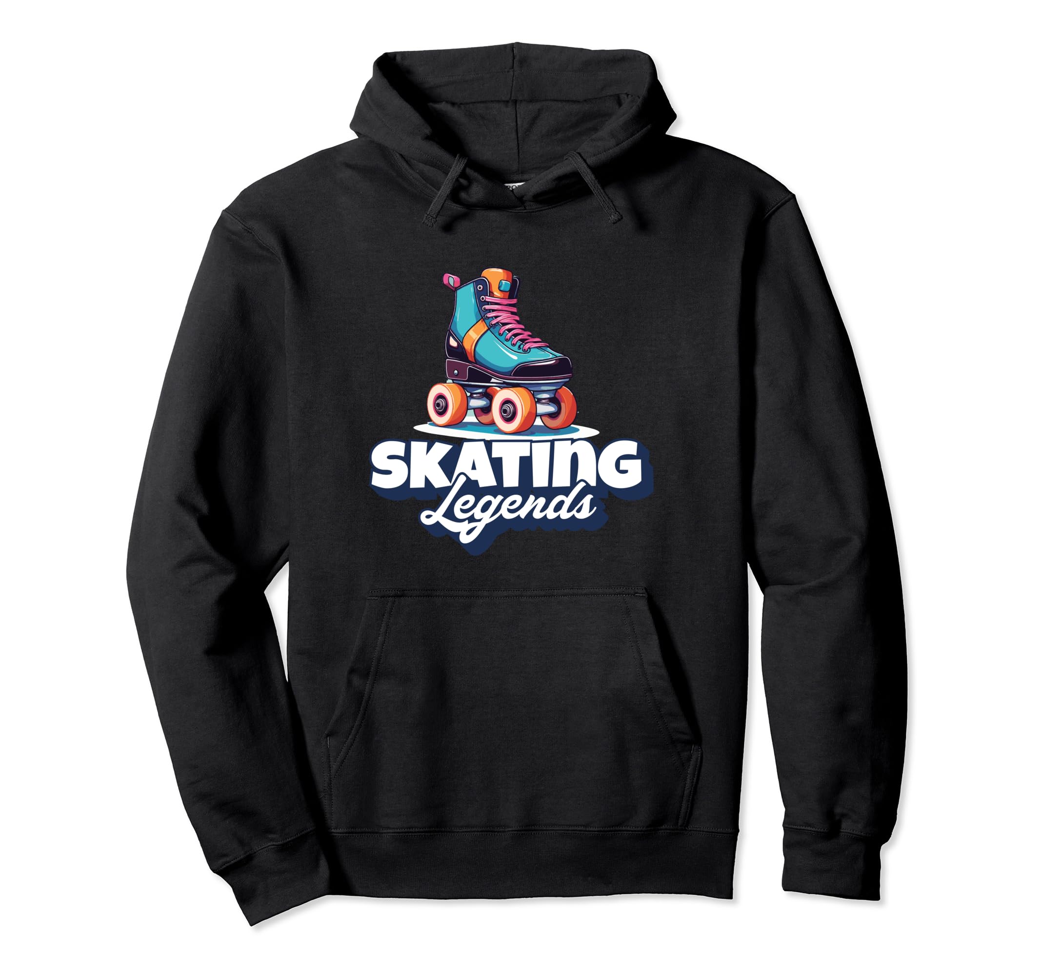 Roller Skate Skating Legend Roller Hoodie - Novelty Apparel for Adults - T-Shirt, Sweatshirt, Hoodie