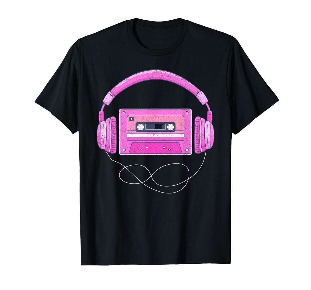 Love 80S 90S Music Headphone Music Dj T-Shirt - Unique Graphic Men Women - T-Shirt, Sweatshirt, Hoodie