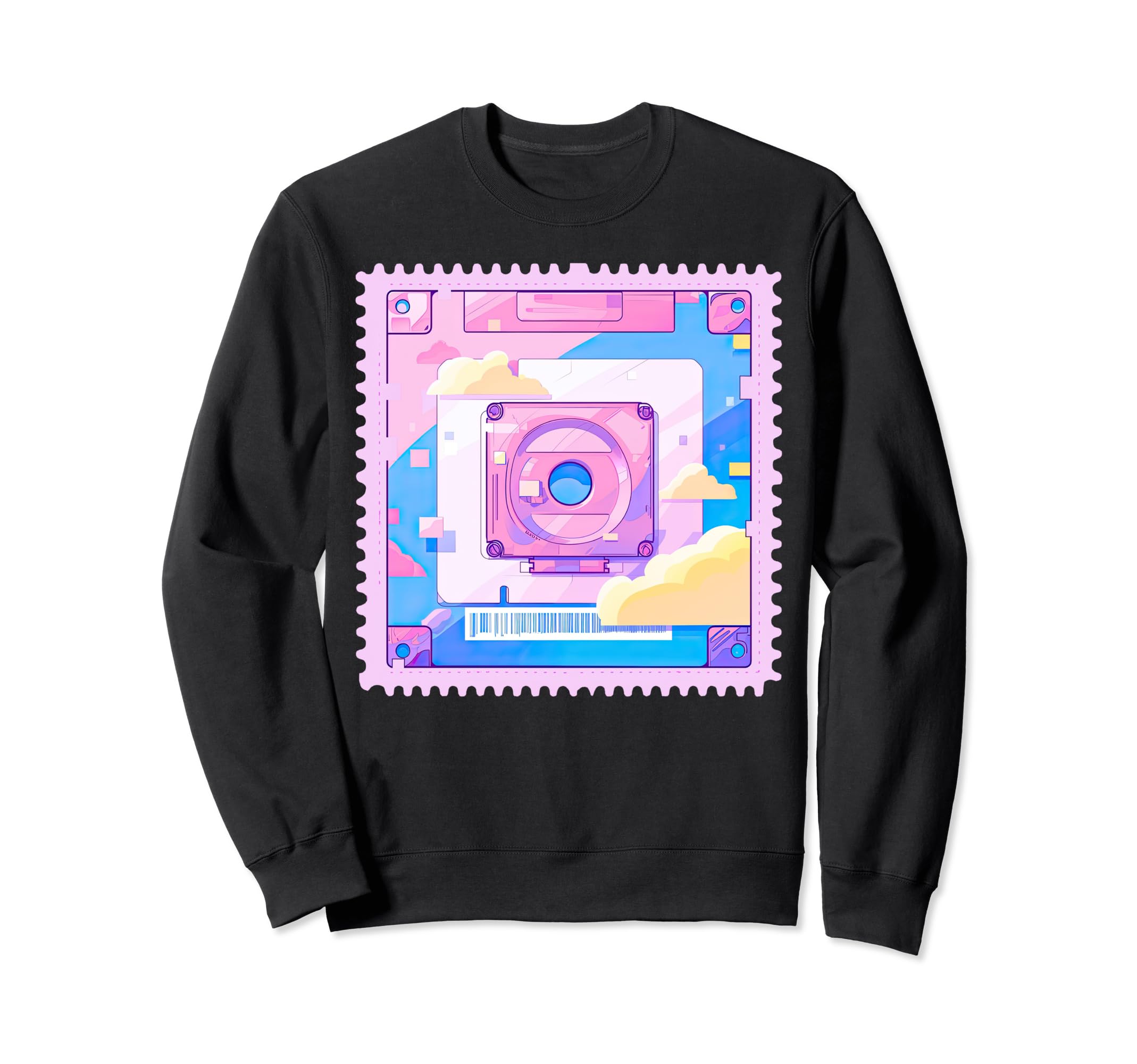 90S Floppy Disk Y2K Pastel Aesthetic Sweatshirt - Aesthetic Graphic Unisex - T-Shirt, Sweatshirt, Hoodie