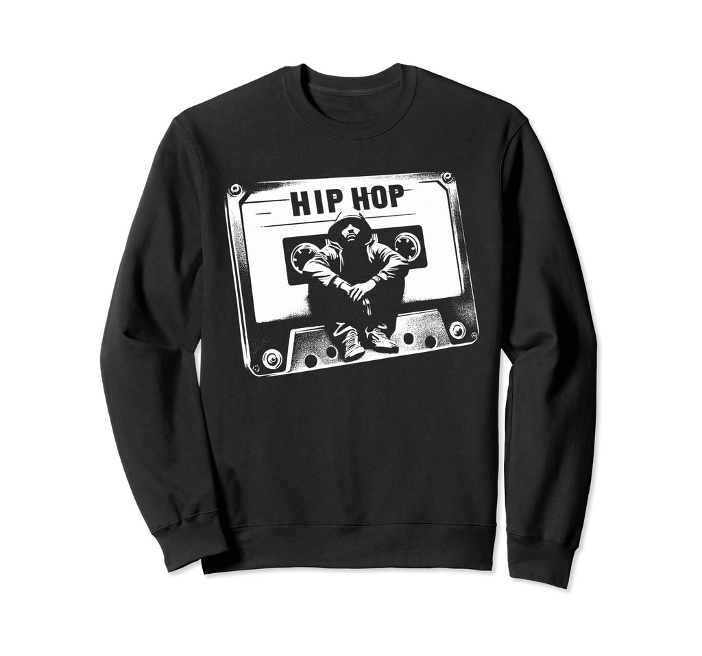 Cassette Tape Hip Hop Music 80S 90S Sweatshirt - Novelty Apparel Men Women - T-Shirt, Sweatshirt, Hoodie