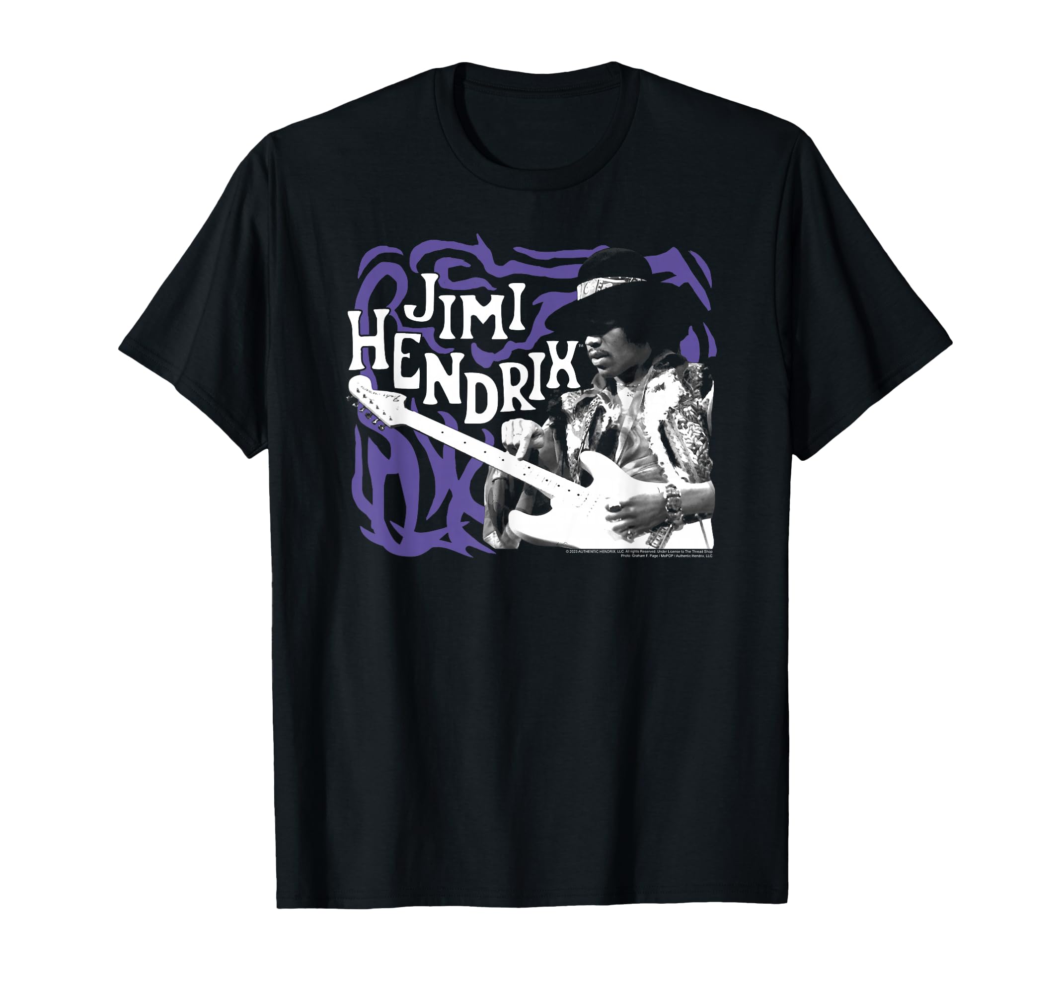 Jimi Hendrix Purple Haze Scribbles T-Shirt - Fun Novelty Design for Adults - T-Shirt, Sweatshirt, Hoodie