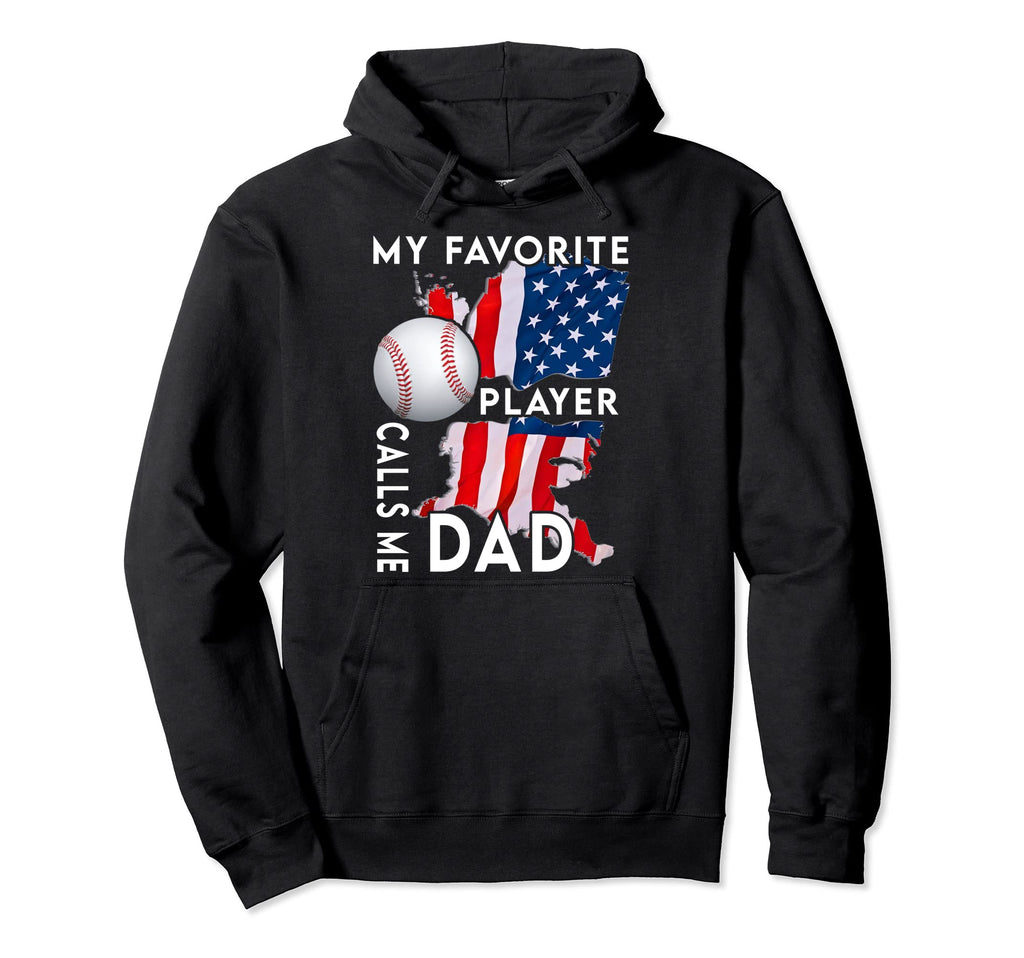 Mens My Favorite Player Baseball Calls Hoodie - Unique Graphic for Adults - T-Shirt, Sweatshirt, Hoodie
