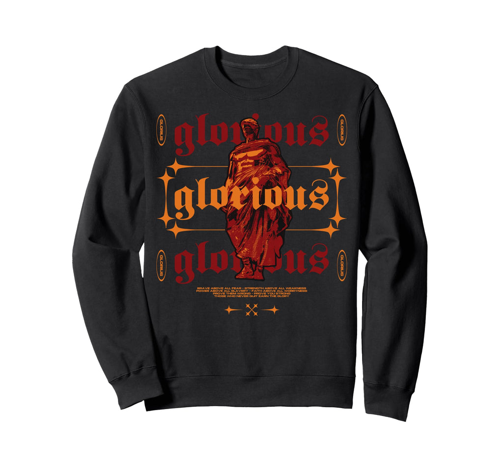 Y2K Glorious Bold Urban Graffiti Sweatshirt - Graphic Print Unisex - T-Shirt, Sweatshirt, Hoodie