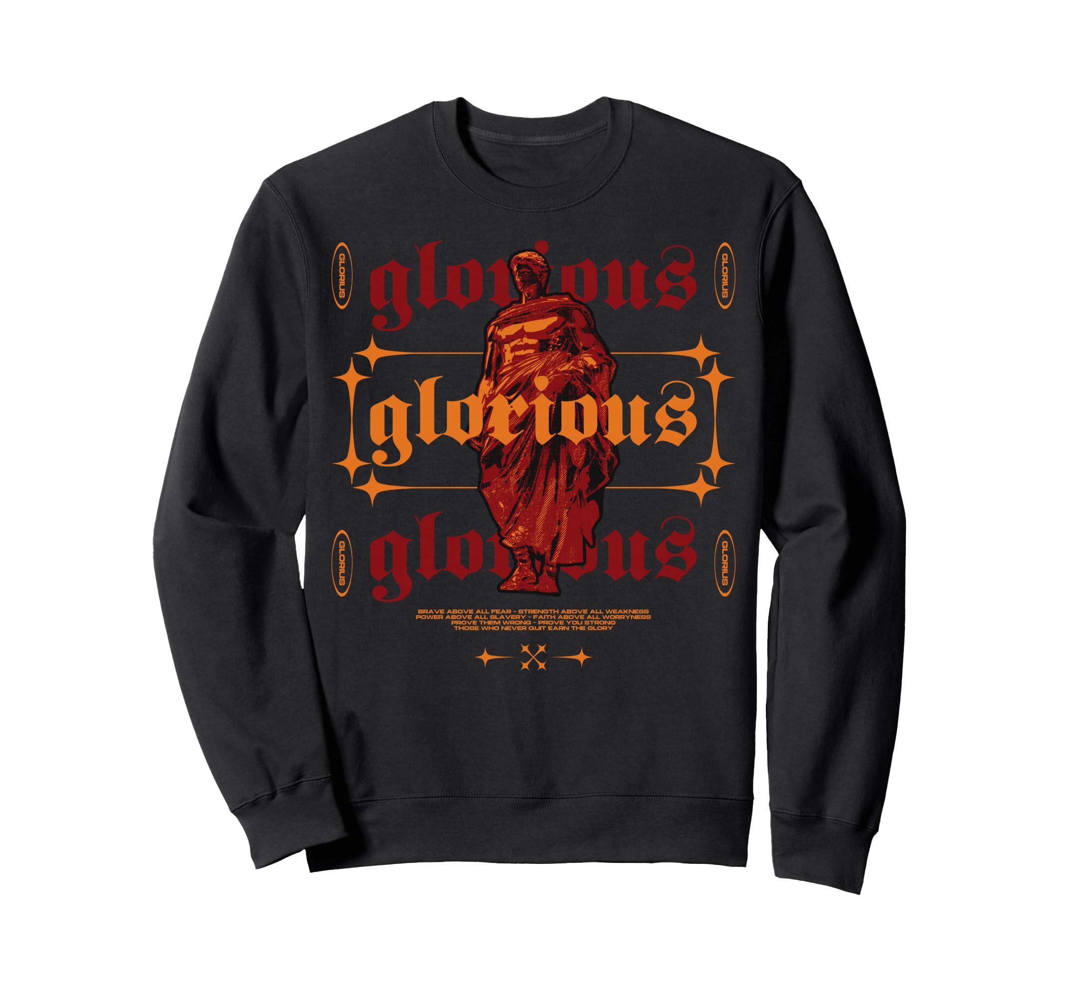 Y2K Glorious Bold Urban Graffiti Sweatshirt - Graphic Print Unisex - T-Shirt, Sweatshirt, Hoodie