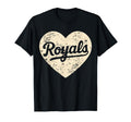 Royals Heart Distressed Gift T-Shirt - Novelty Apparel Unisex - T-Shirt, Sweatshirt, Hoodie