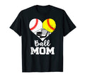 Ball Mom Funny Baseball Softball Hockey T-Shirt - Aesthetic Graphic Unisex - T-Shirt, Sweatshirt, Hoodie