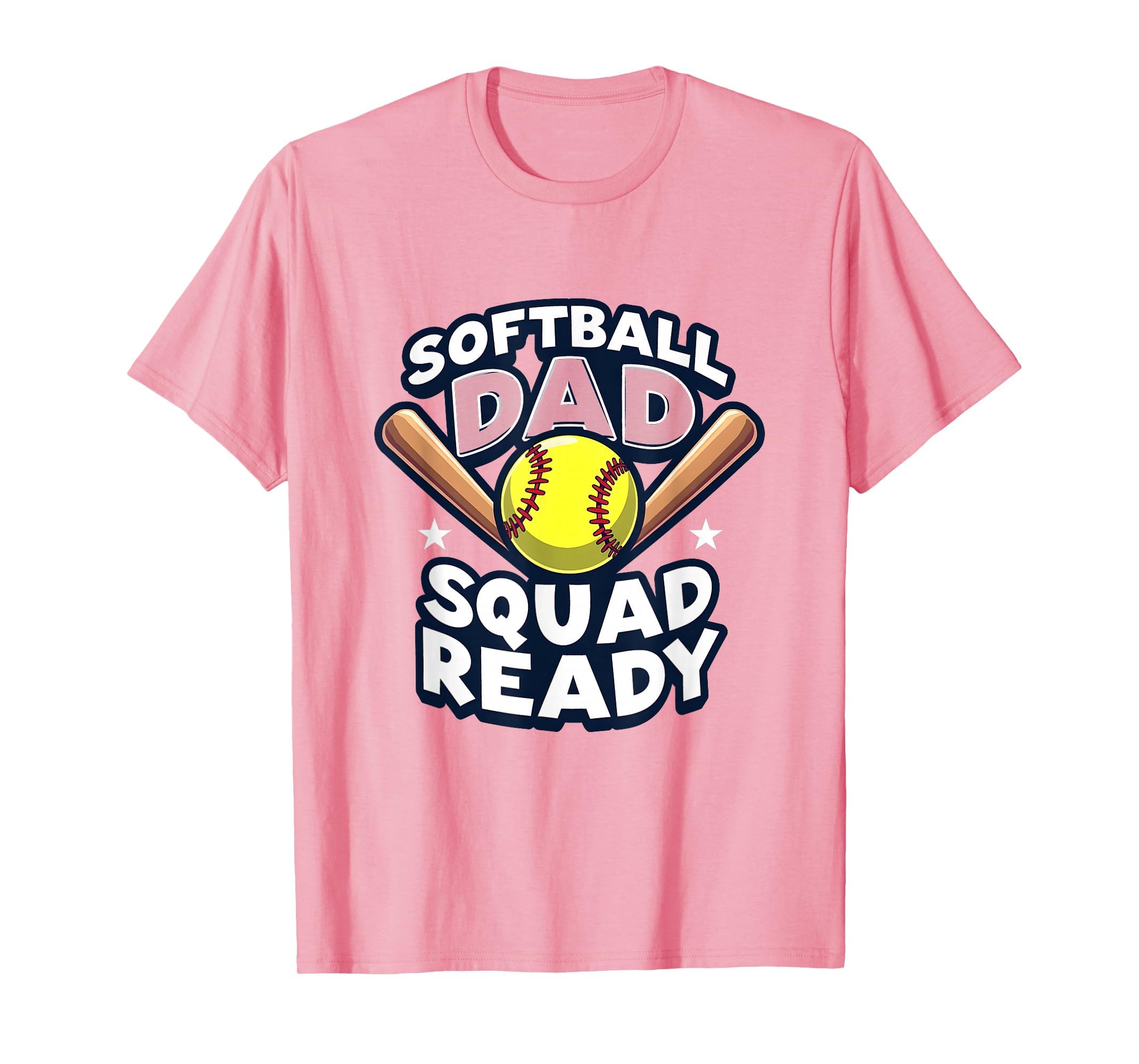 Softball Dad Squad Ready Game Day T-Shirt - Aesthetic Graphic for Adults - T-Shirt, Sweatshirt, Hoodie