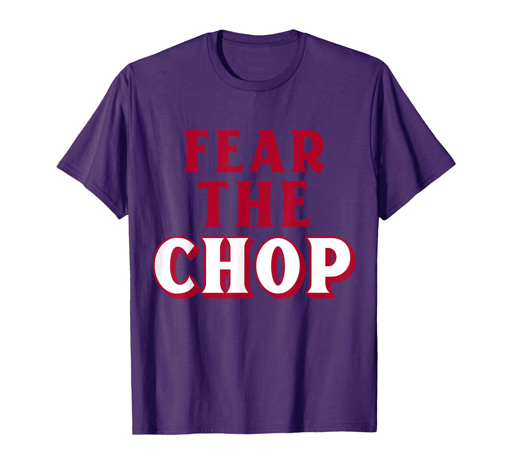Distressed Gifts Fear Chop Baseball Lover T-Shirt - Graphic Print Men Women - T-Shirt, Sweatshirt, Hoodie
