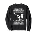 Baseball Dad Proud Father Sweatshirt - Fun Novelty Design for Adults - T-Shirt, Sweatshirt, Hoodie