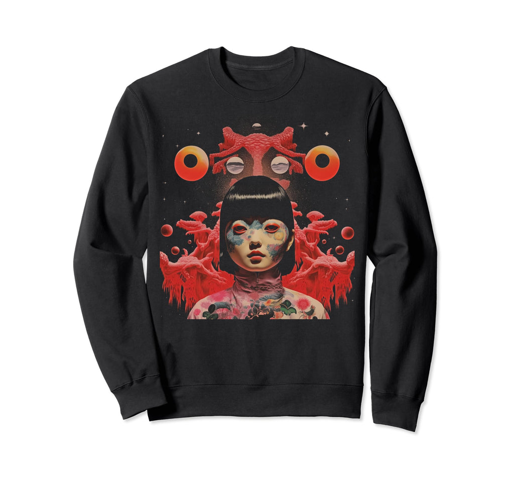 Japanese Y2K Aesthetic Surreal Tokyo Sweatshirt - Unique Graphic Unisex - T-Shirt, Sweatshirt, Hoodie