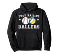 Busy Raising Ballers Volleyball Hoodie - Streetwear Style Men Women - T-Shirt, Sweatshirt, Hoodie