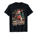 Santa Claus Cowboy T-Shirt - Graphic Print for Adults - T-Shirt, Sweatshirt, Hoodie