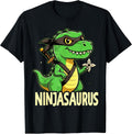 Ninjasaurus Dinosaur Design - Adult & Kids T-Shirts, Sweatshirts & Hoodies apparel design preview 1