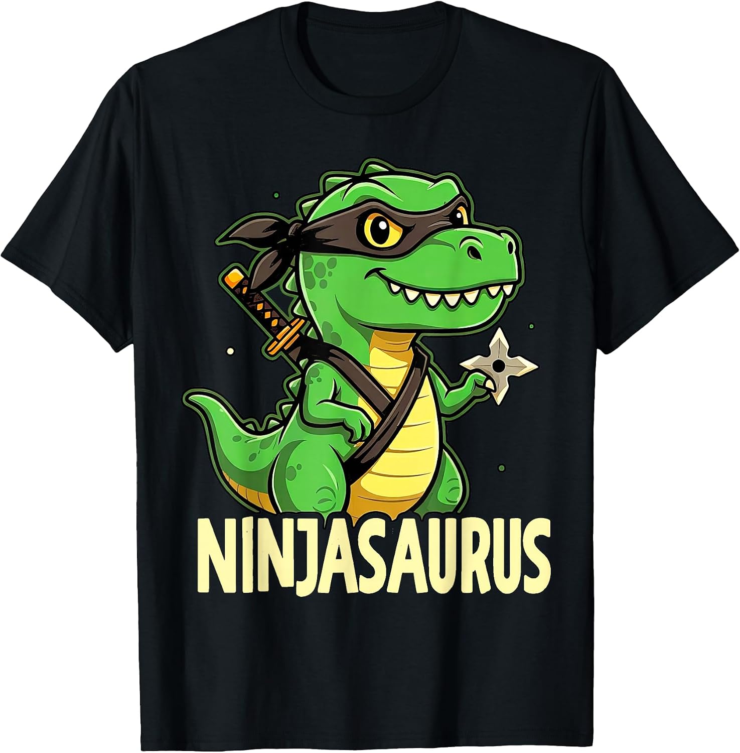 Ninjasaurus Dinosaur Design - Adult & Kids T-Shirts, Sweatshirts & Hoodies apparel design preview 1