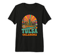 Tulsa Oklahoma Sunset Skyline T-Shirt - Casual Everyday Wear Unisex - T-Shirt, Sweatshirt, Hoodie
