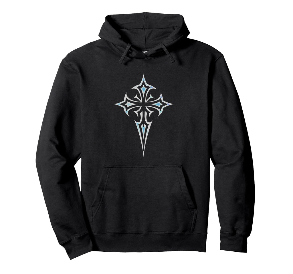 Gothic Cross Y2K Alt Aesthetic Emo Hoodie - Novelty Apparel for Adults - T-Shirt, Sweatshirt, Hoodie