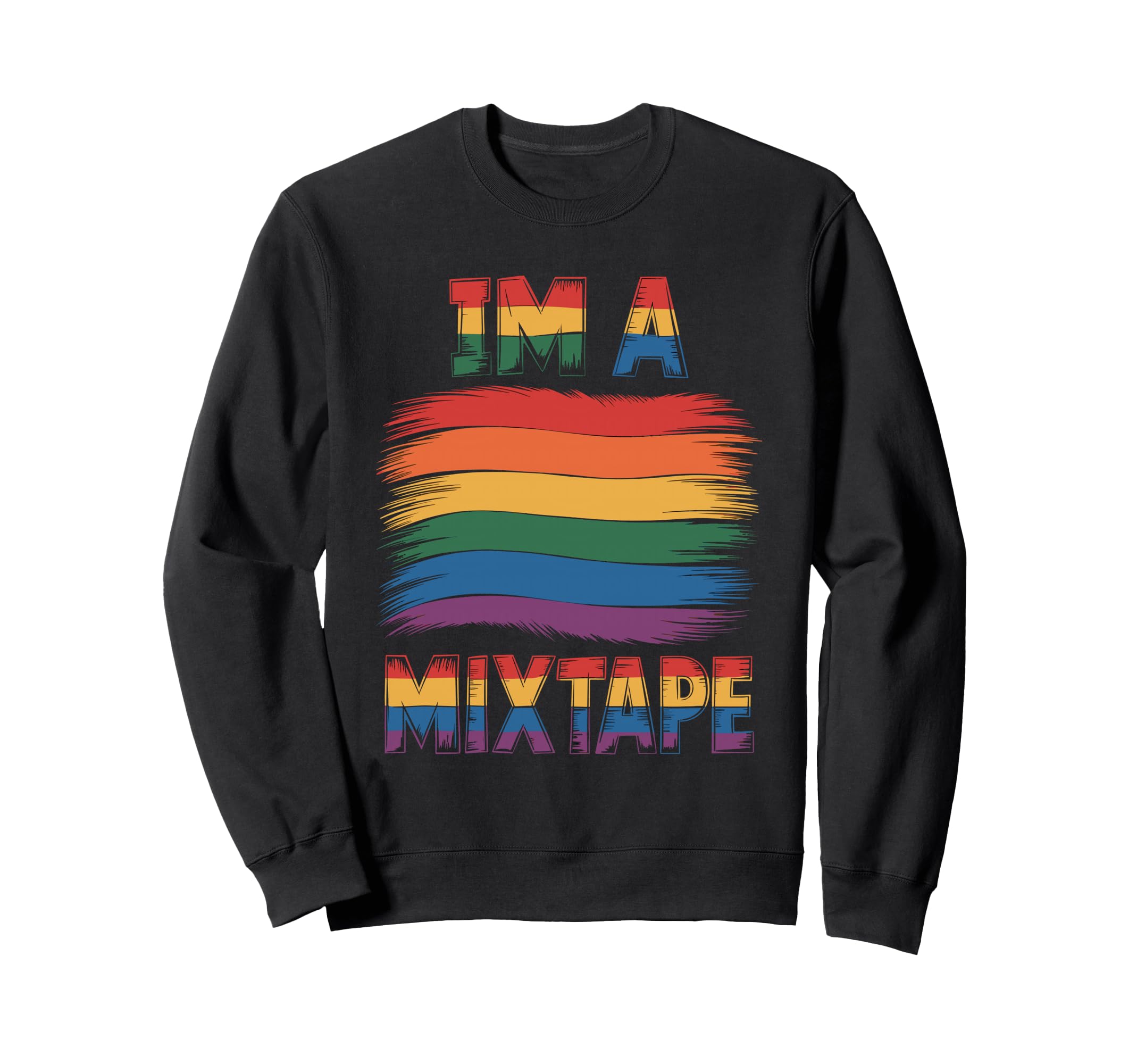 Im Mixtape Cassette Pride Sweatshirt - Graphic Print Unisex - T-Shirt, Sweatshirt, Hoodie