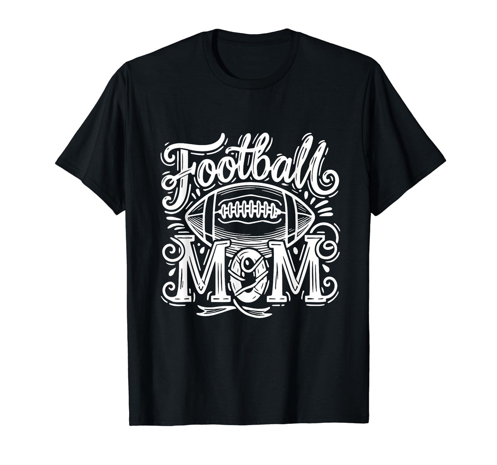 Football Mom Game Day Mothers Day T-Shirt - Minimalist Print Men Women - T-Shirt, Sweatshirt, Hoodie