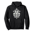 Y2K Grunge Aesthetic Alt Goth Skull Hoodie - Unique Graphic for Adults - T-Shirt, Sweatshirt, Hoodie