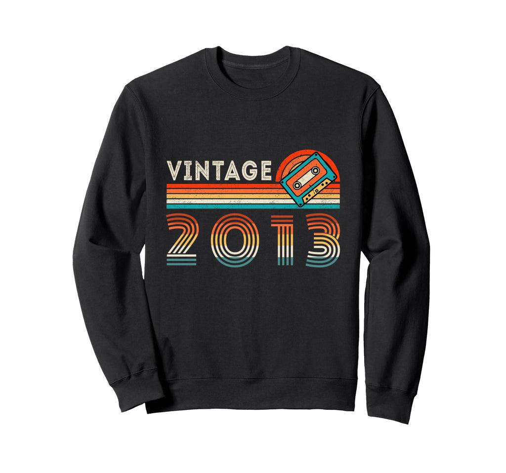 2013 Birthday Cassette Tape 13 Years Sweatshirt - Graphic Print for Adults - T-Shirt, Sweatshirt, Hoodie