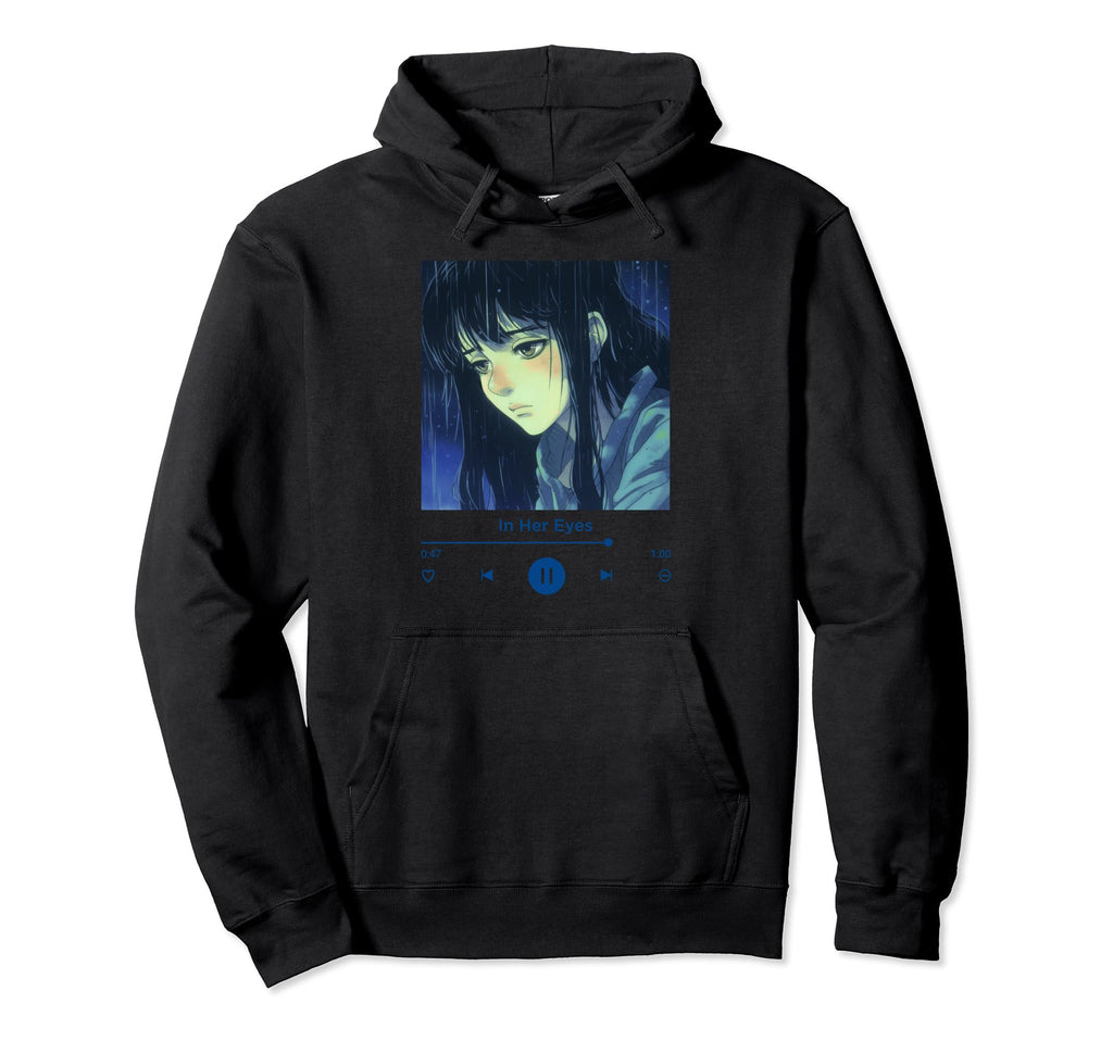 Sad Anime Grunge Music Goth Aesthetic Hoodie - Trendy Graphic Men Women - T-Shirt, Sweatshirt, Hoodie