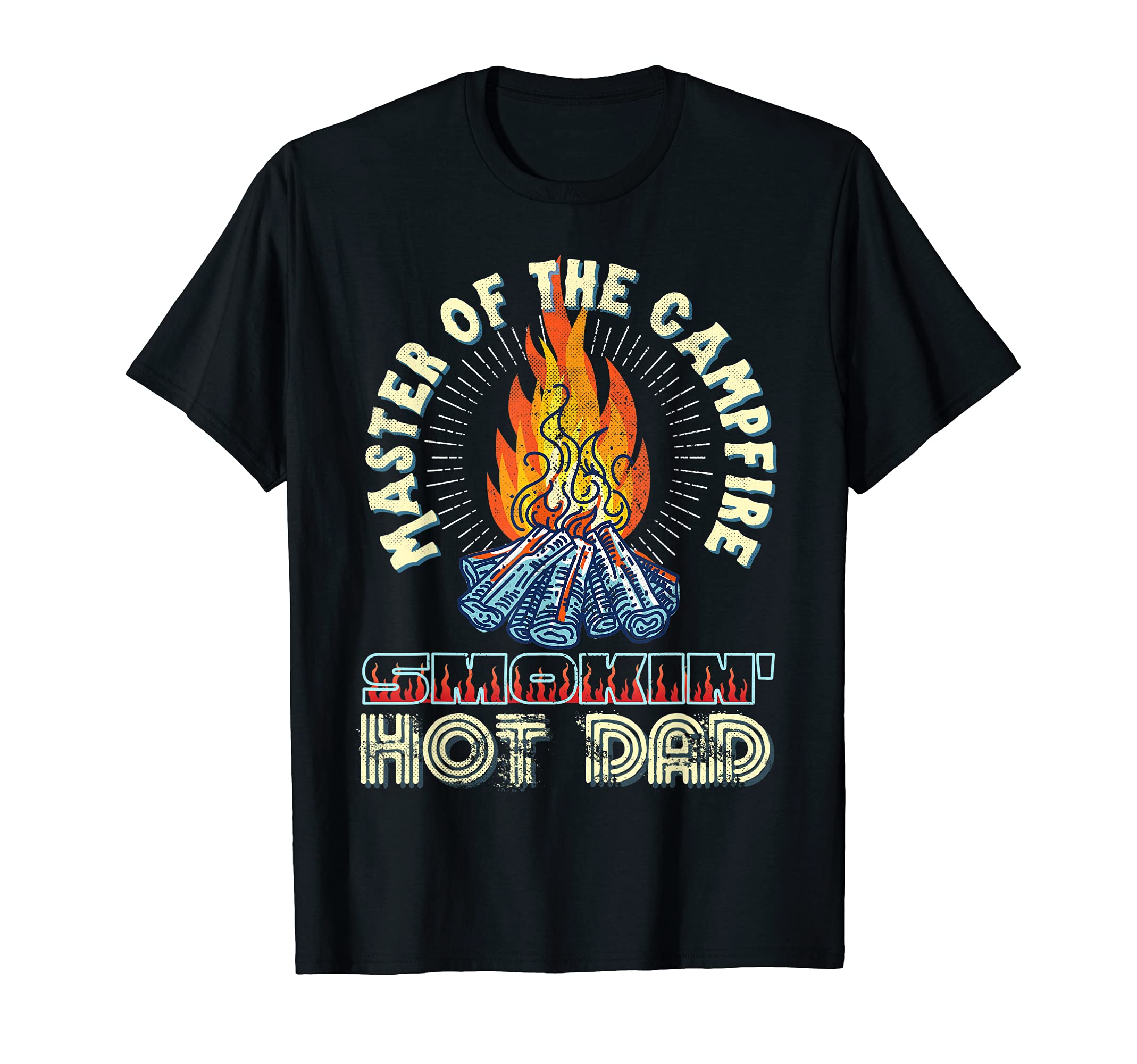 Campfire Master Smoking Hot Dad Bod T-Shirt - Novelty Apparel for Adults - T-Shirt, Sweatshirt, Hoodie