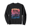 Bass Fishing Distressed Fishermen Sweatshirt - Minimalist Print Unisex - T-Shirt, Sweatshirt, Hoodie