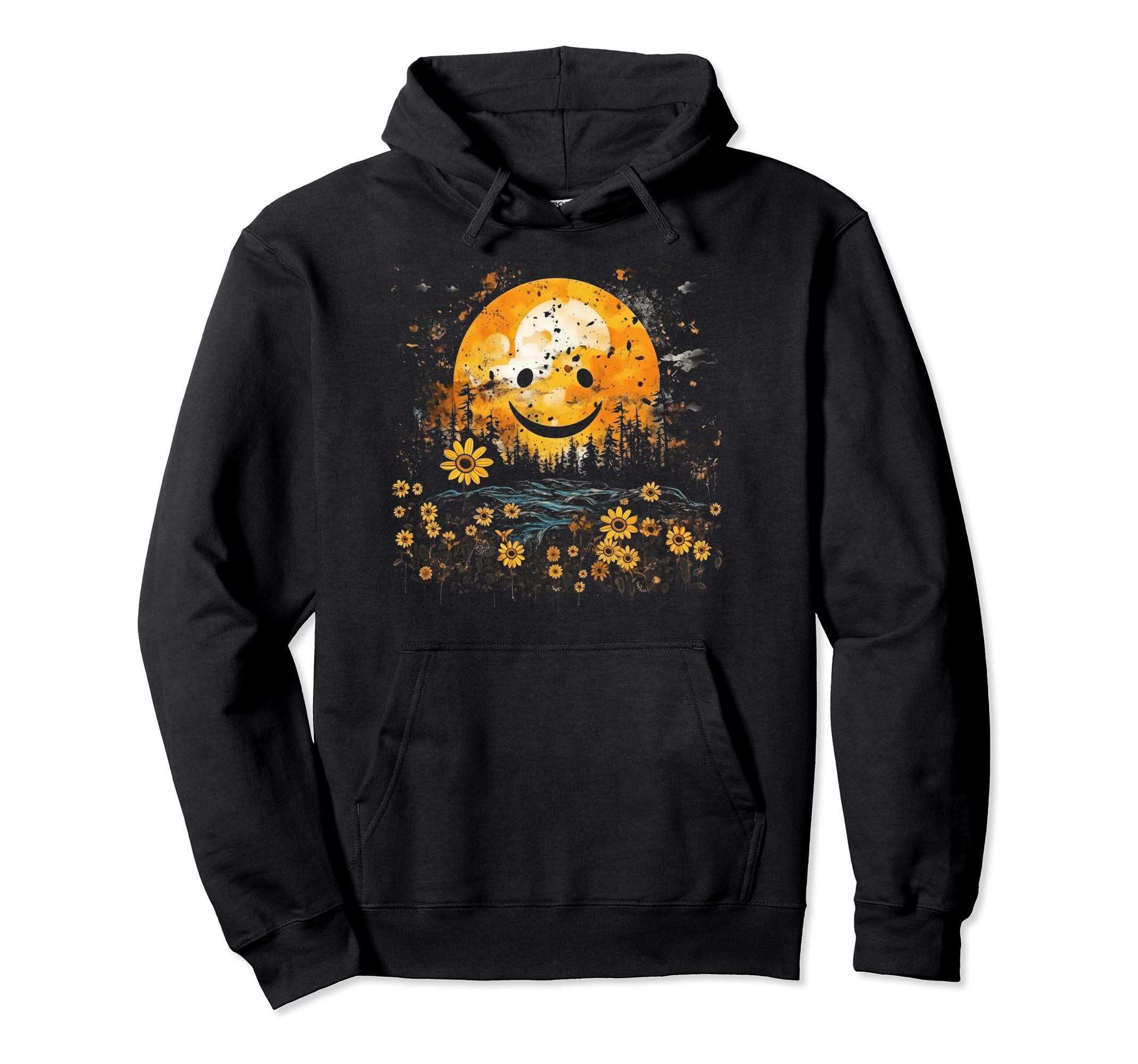 Sun Boho Groovy Sunshine Grunge 30 Hoodie - Unique Graphic Unisex - T-Shirt, Sweatshirt, Hoodie