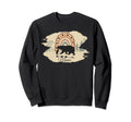 Mama Bear One Cub And Rainbow Boho Sweatshirt - Aesthetic Graphic Unisex - T-Shirt, Sweatshirt, Hoodie