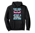Rollerskate This Runs Jesus And Hoodie - Streetwear Style for Adults - T-Shirt, Sweatshirt, Hoodie