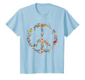 Floral Peace Sign Boho Teens Trendy T-Shirt - Fun Novelty Design Men Women - T-Shirt, Sweatshirt, Hoodie