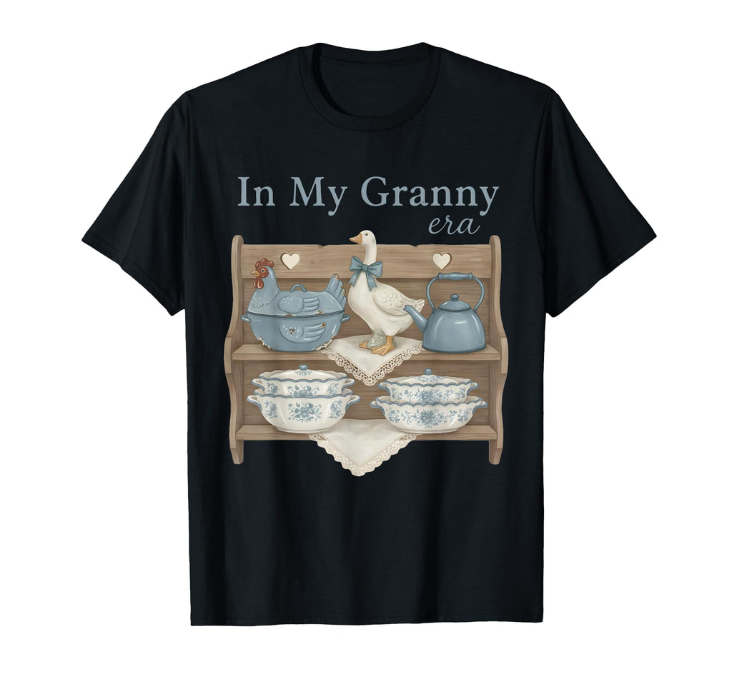 My Granny Era Goose Kitchen Shelf T-Shirt - Aesthetic Graphic Unisex - T-Shirt, Sweatshirt, Hoodie