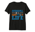 Baseball Is Way Life Baseball Player T-Shirt - Graphic Print for Adults - T-Shirt, Sweatshirt, Hoodie