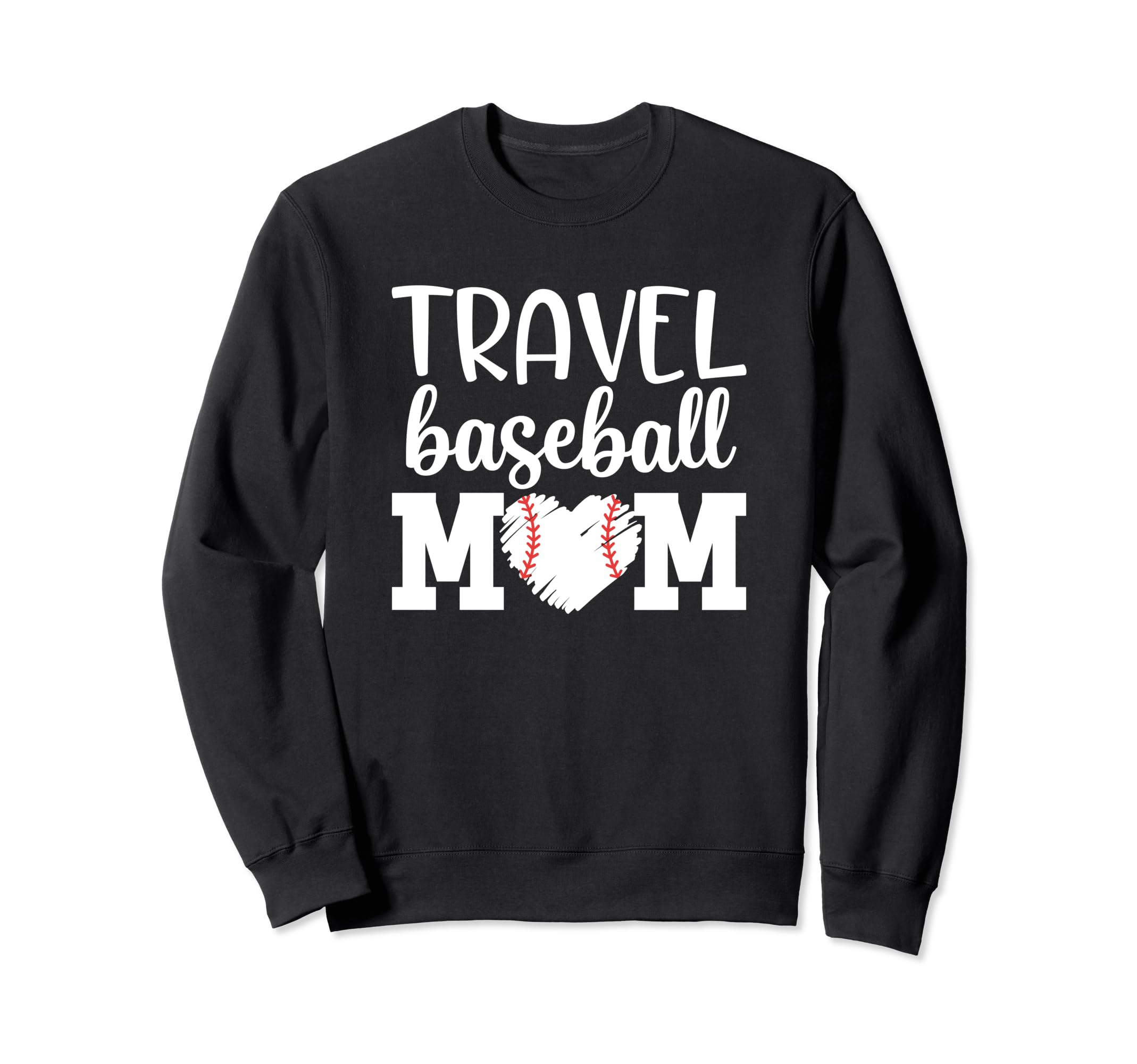 Baseball Mom Travel Team Proud Sweatshirt - Minimalist Print for Adults - T-Shirt, Sweatshirt, Hoodie