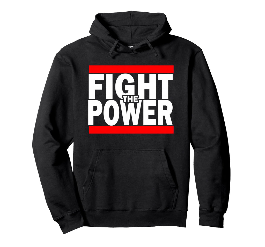 Fight Power Celebrating 80S Hip Hop Hoodie - Fun Novelty Design Unisex - T-Shirt, Sweatshirt, Hoodie
