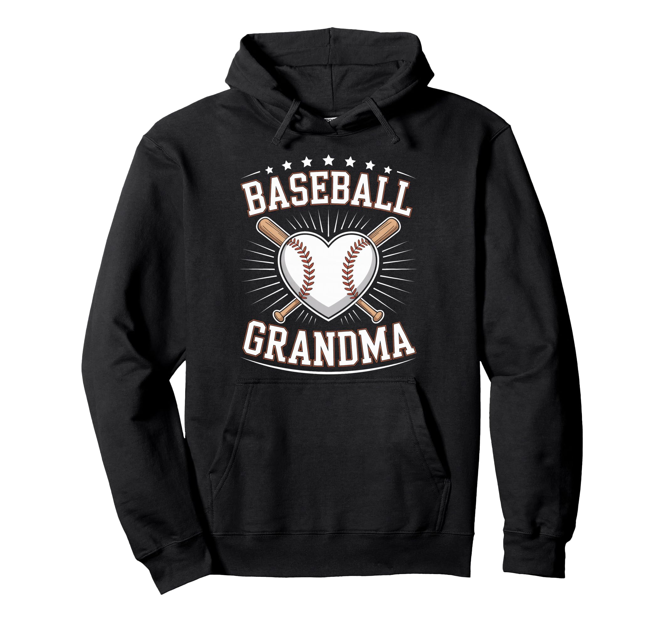 Baseball Grandma Baseball Family Hoodie - Aesthetic Graphic Unisex - T-Shirt, Sweatshirt, Hoodie