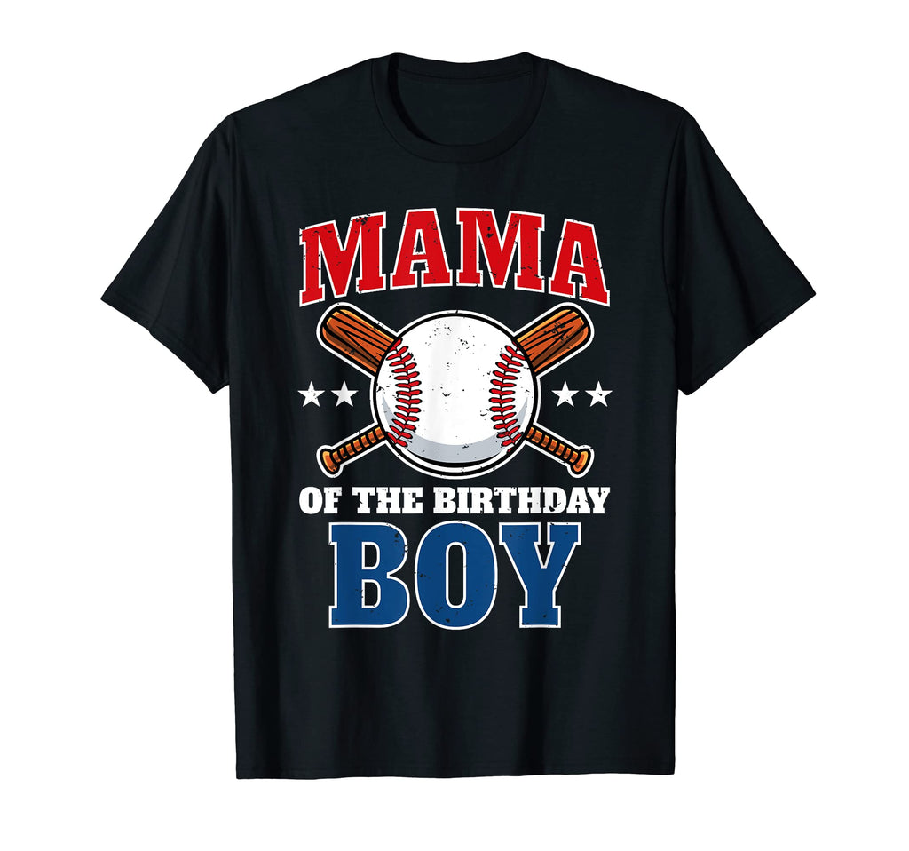 Mama Birthday Baseball Birthday Party T-Shirt - Streetwear Style Unisex - T-Shirt, Sweatshirt, Hoodie