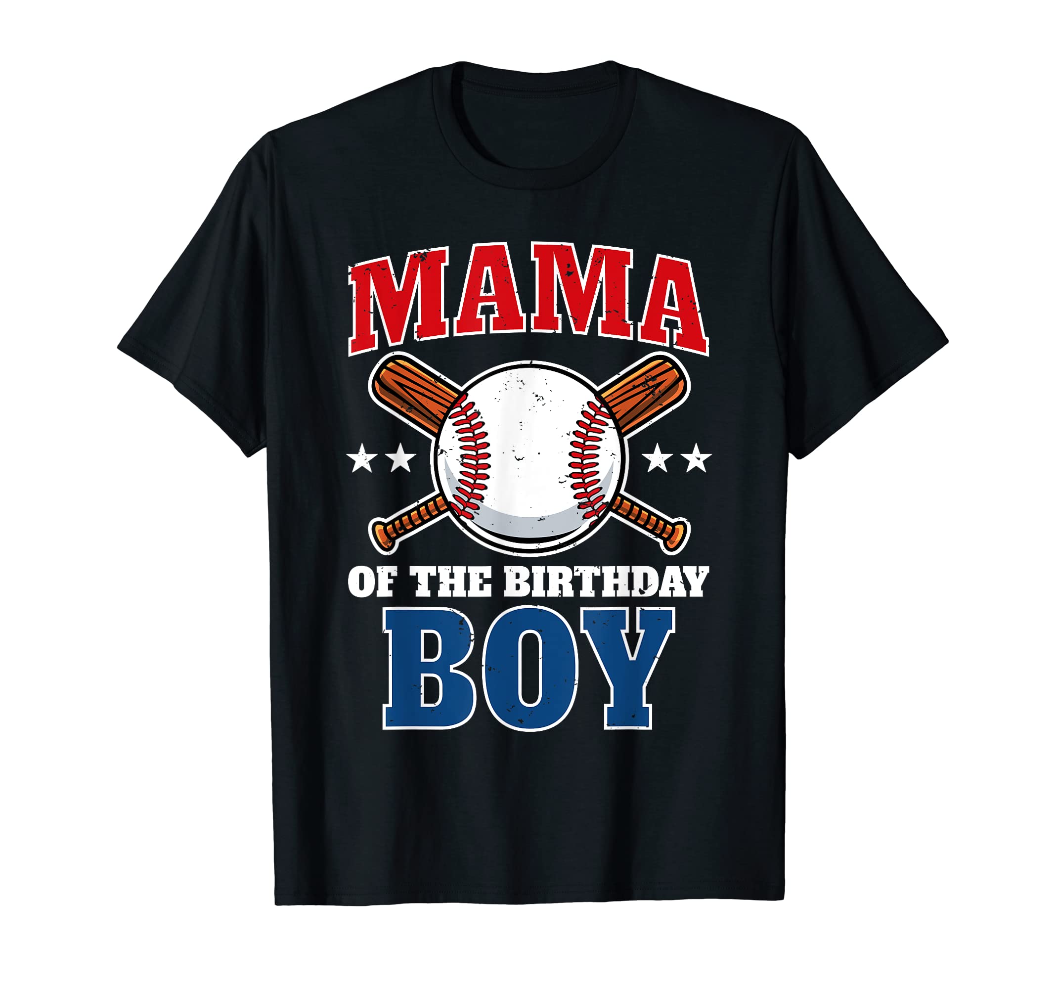 Mama Birthday Baseball Birthday Party T-Shirt - Streetwear Style Unisex - T-Shirt, Sweatshirt, Hoodie