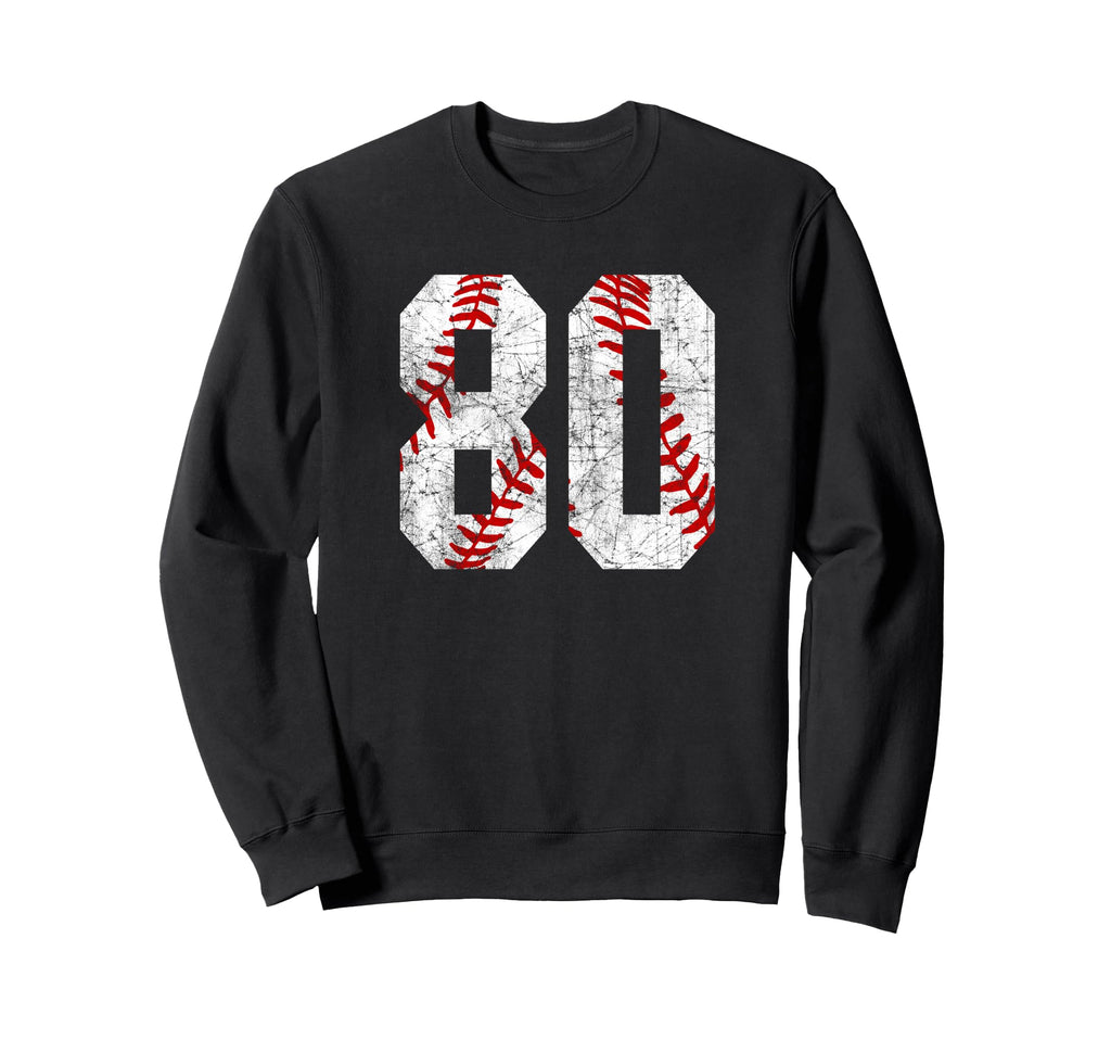 Baseball Mom 80 Jersey Baseball Sweatshirt - Minimalist Print Men Women - T-Shirt, Sweatshirt, Hoodie