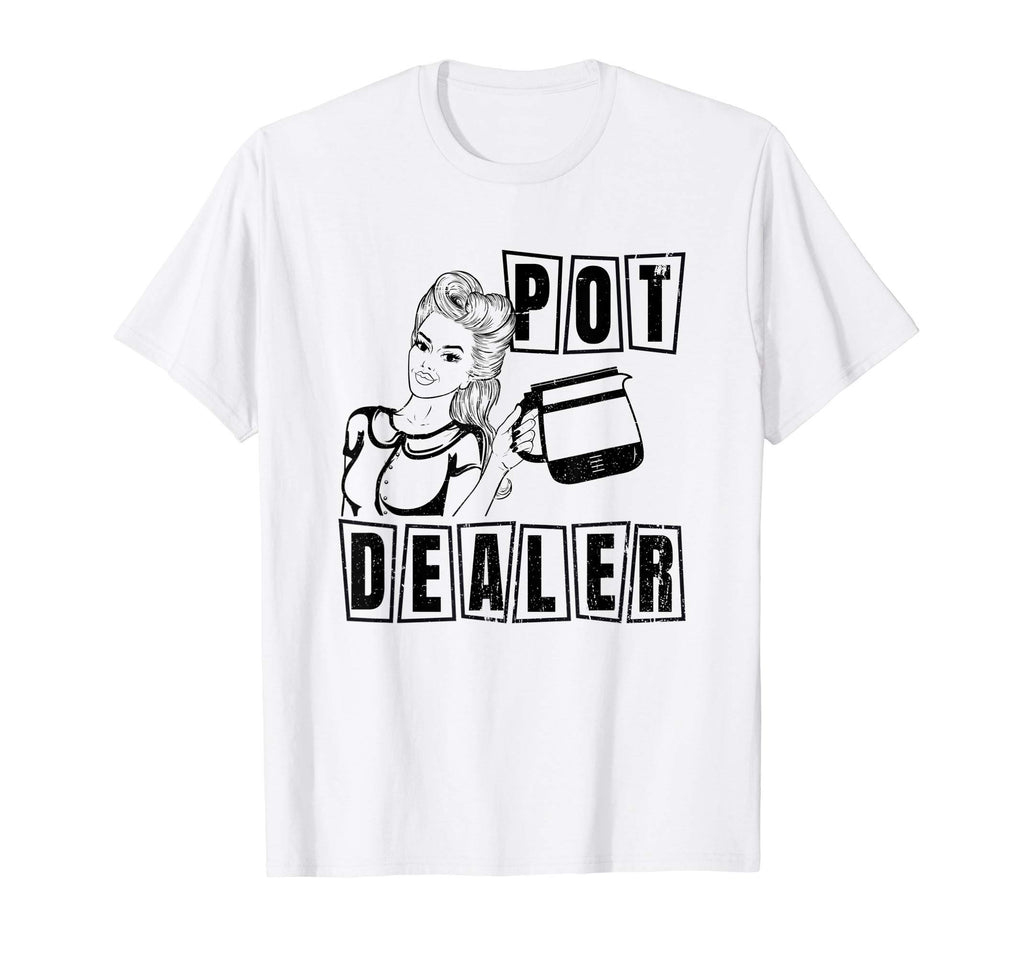 Funny Diner Waitress Server Coffee Pot T-Shirt - Novelty Apparel Unisex - T-Shirt, Sweatshirt, Hoodie