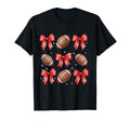 Football Bows Coquette Esthetic Sports T-Shirt - Trendy Graphic for Adults - T-Shirt, Sweatshirt, Hoodie