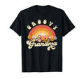 Groovy Grandma Rainbow Colorful Flowers T-Shirt - Unique Graphic for Adults - T-Shirt, Sweatshirt, Hoodie