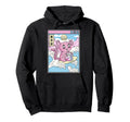 Surfing Axolotl Drinking Hoodie - Casual Everyday Wear Men Women - T-Shirt, Sweatshirt, Hoodie