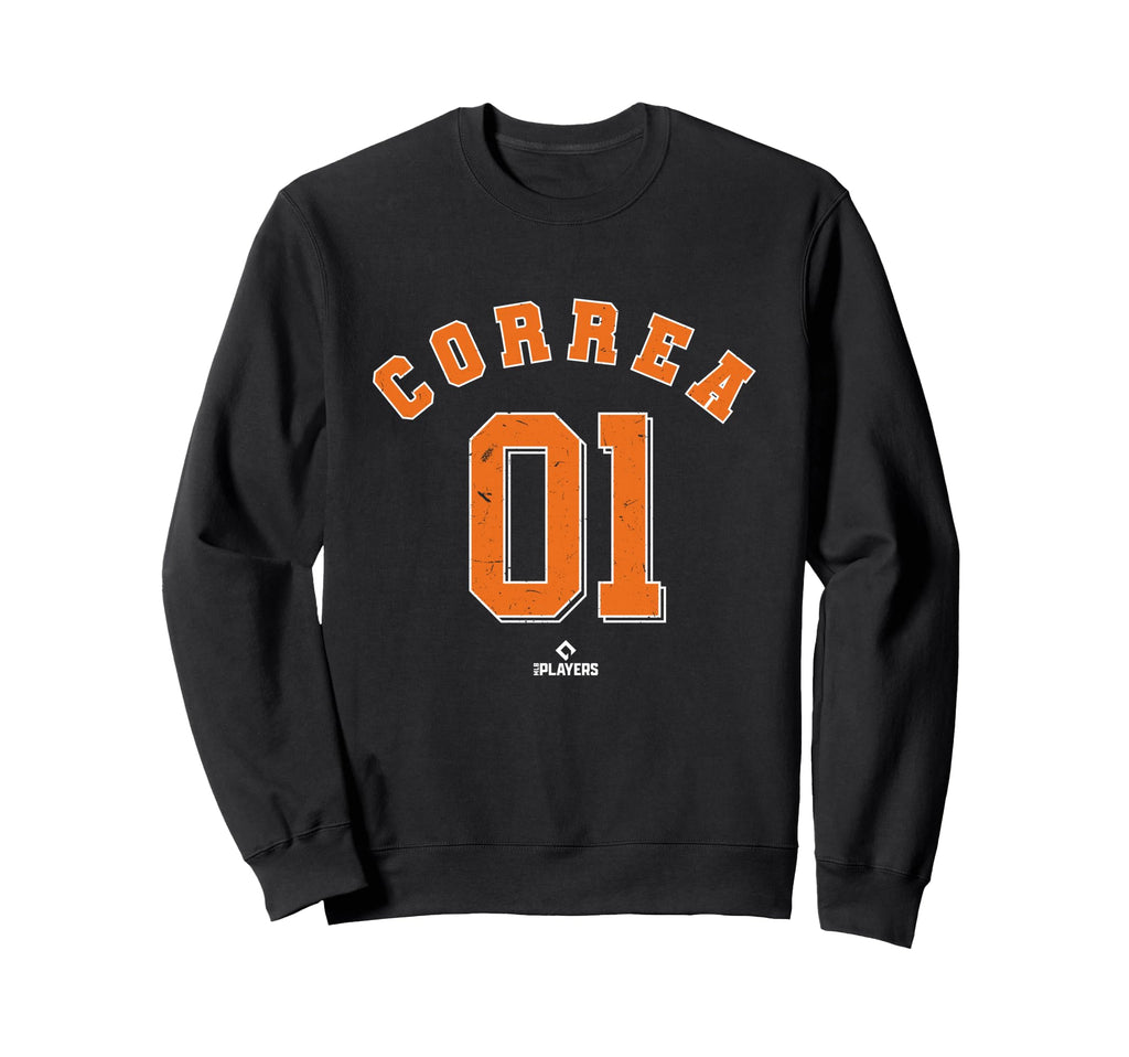 Carlos Correa 01 Houston Texas Sweatshirt - Aesthetic Graphic Unisex - T-Shirt, Sweatshirt, Hoodie