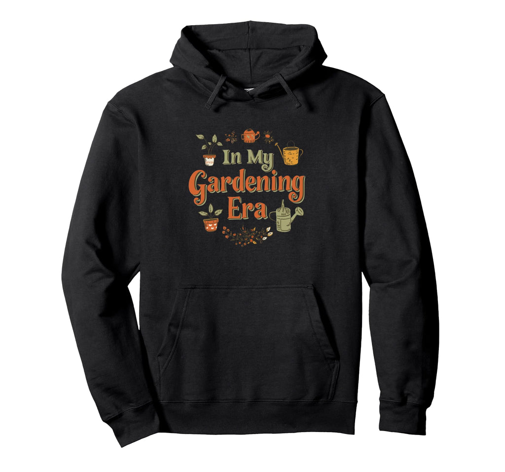 My Gardening Era 70S Wavy Typography Hoodie - Fun Novelty Design Unisex - T-Shirt, Sweatshirt, Hoodie