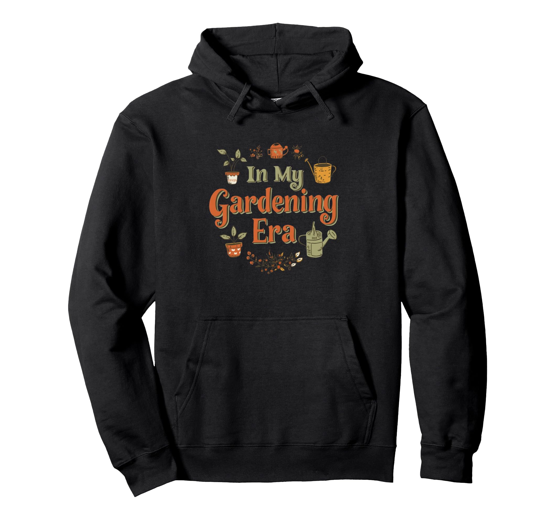 My Gardening Era 70S Wavy Typography Hoodie - Fun Novelty Design Unisex - T-Shirt, Sweatshirt, Hoodie
